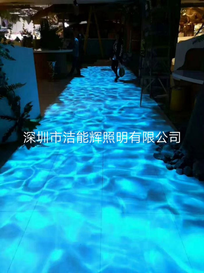 南寧餐廳--水波紋裝飾投影