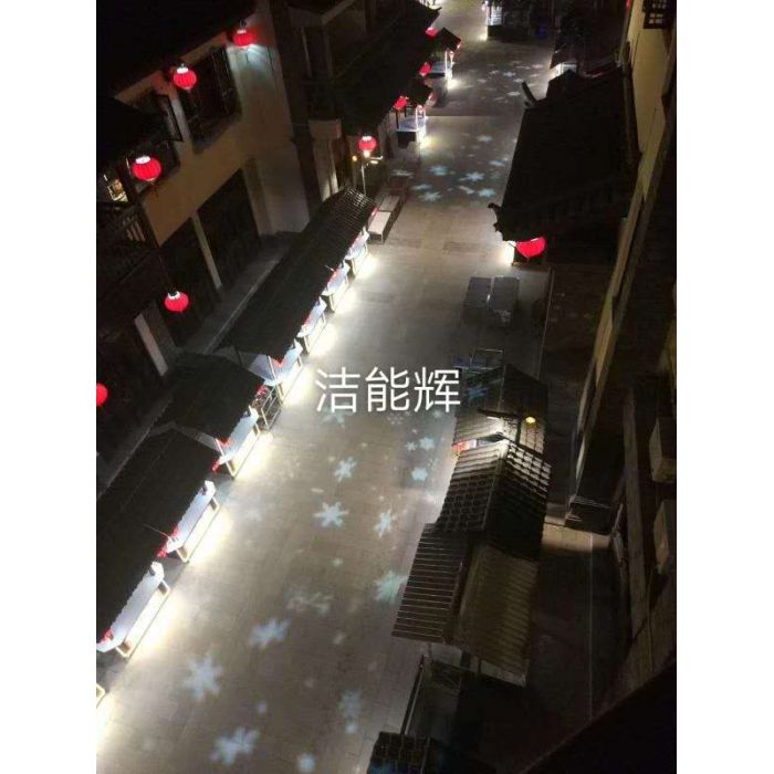 云南小桂湖--雪花場景投影