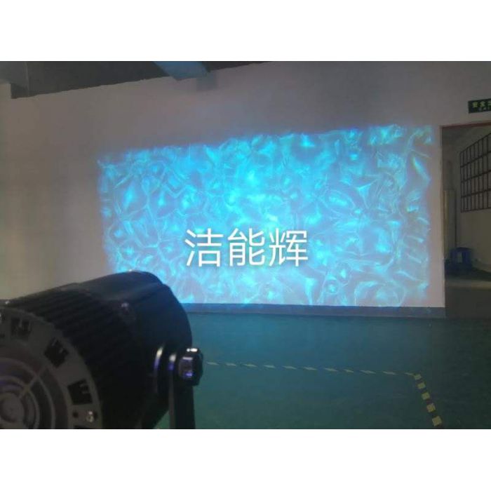 方型拼接校正水波紋投影