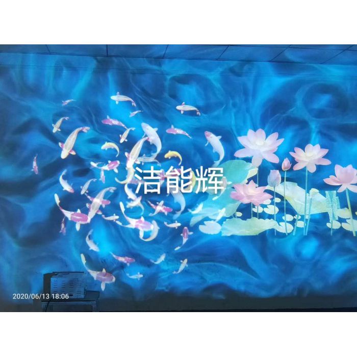 戶外公園水紋投影