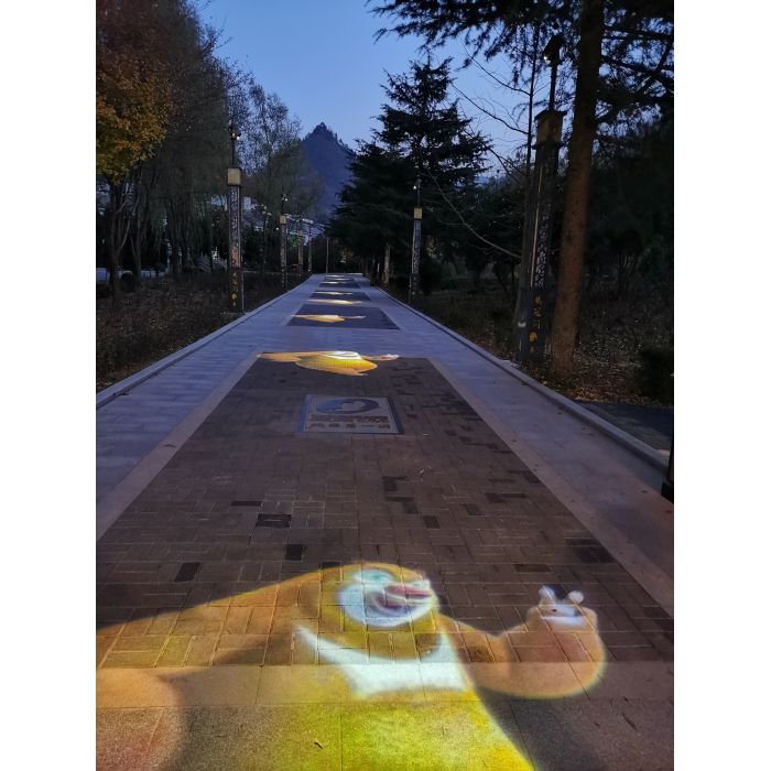 河南雞冠洞景區(qū)--- 卡通LOGO特色投影