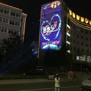 樓體廣告投影