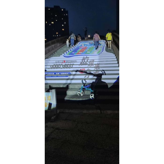 地面廣告投影