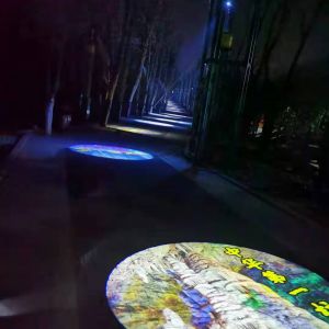 河南景觀公園---戶外文化特色工程投影